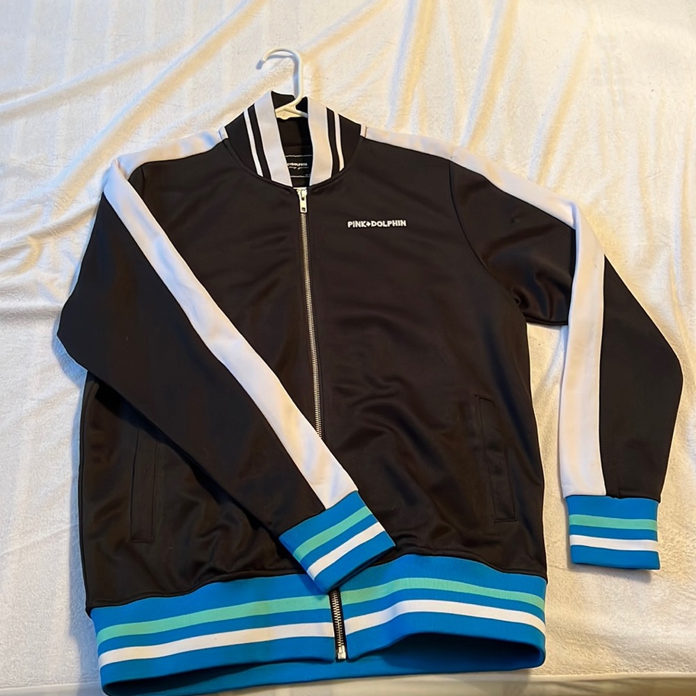 Pink+Dolphin Designer Collared (Bomber) Zip-Up Jacket Men’s Size Small